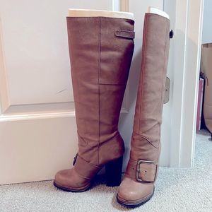 Elegant Brown Knee-High Women's Boots
